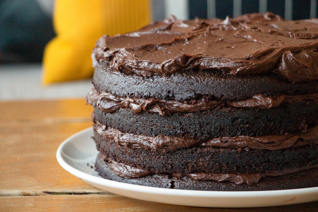 The FUDGIEST Chocolate Fudge Cake Recipe