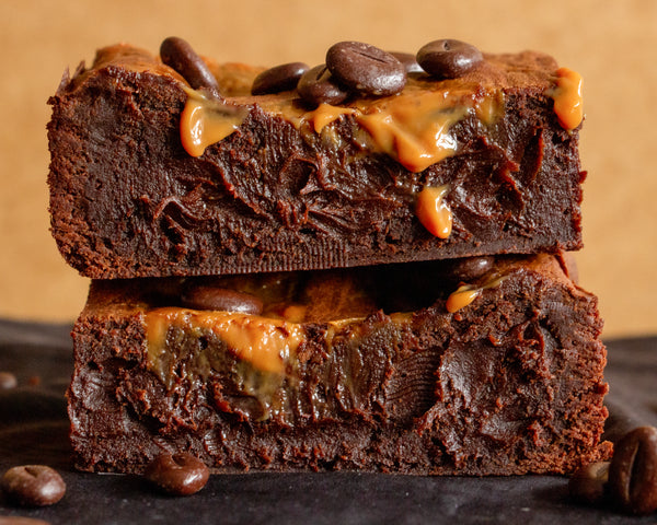 *NEW* Espresso & Salted Caramel Brownies