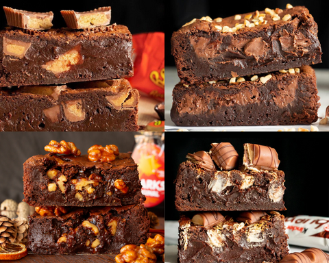 *NEW* The Nutty One (Mixed Box, 8 Brownies)