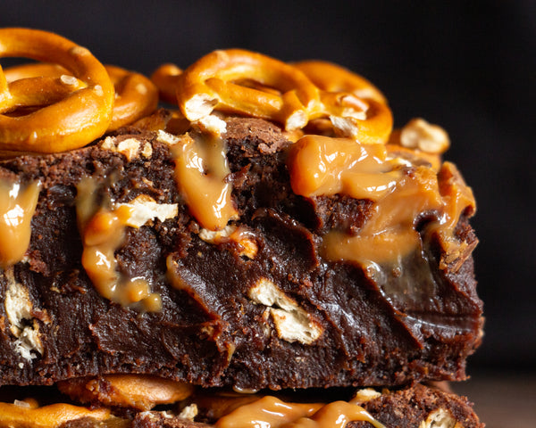 *NEW* Pretzel & Salted Caramel Brownies