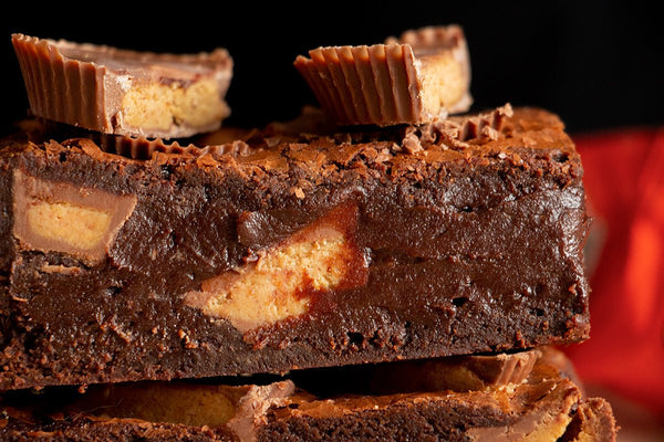 *NEW* Reese's Peanut Butter Cup Brownies - Chaos Makes Cake