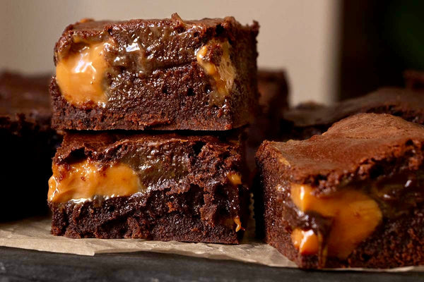 Salted Caramel Brownies - Chaos Makes Cake