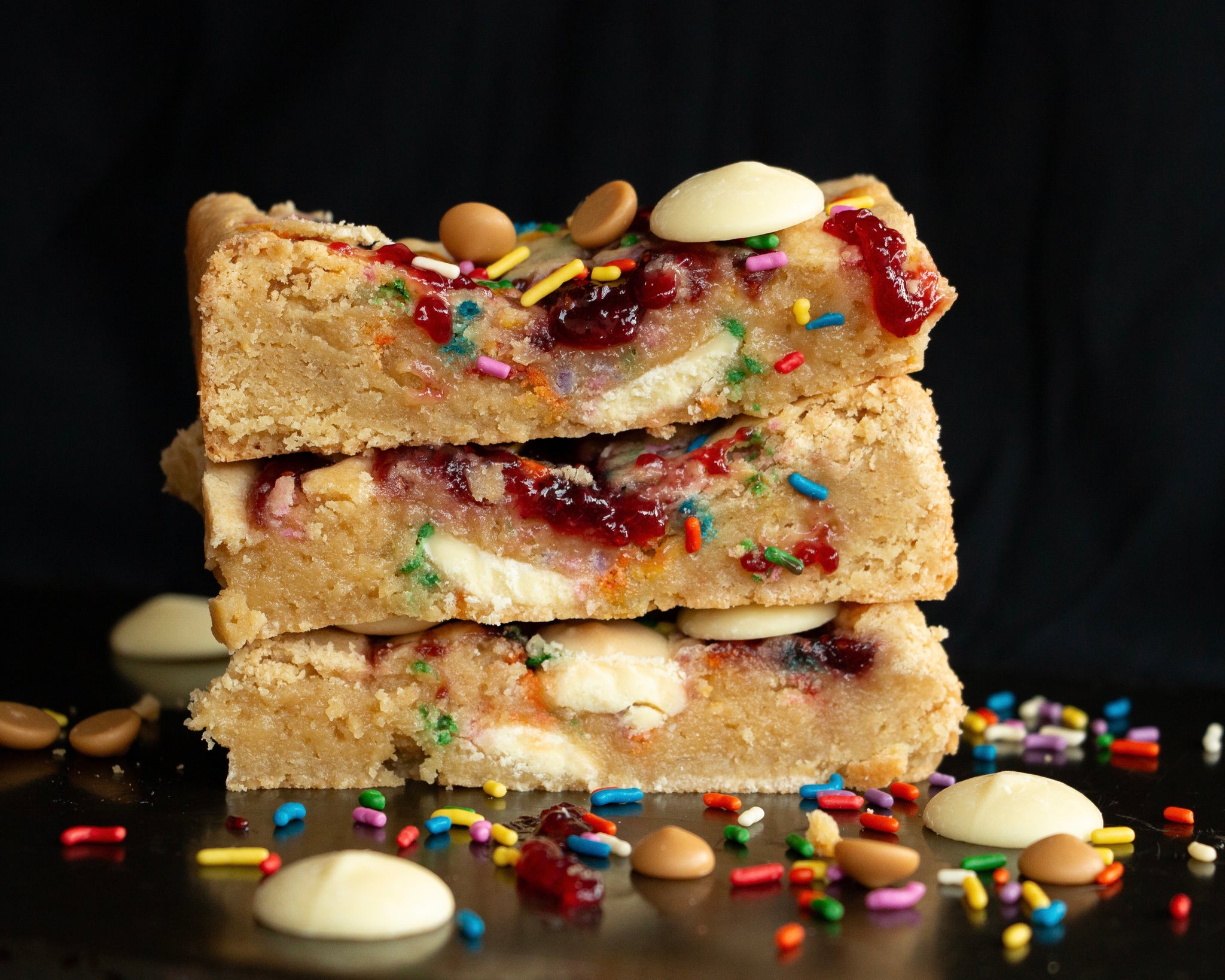 *NEW* Birthday Cake Blondies 🎉