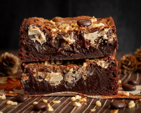 Hazelnut Latte Brownies