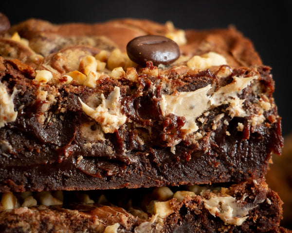 Hazelnut Latte Brownies