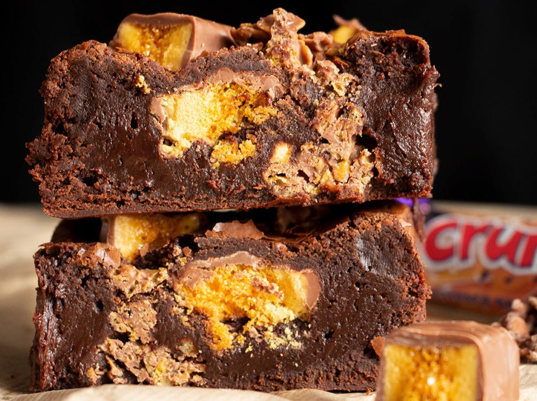 🍯 *NEW* Crunchie Brownies 🍯 - Chaos Makes Cake