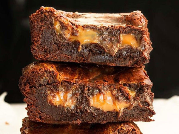 Salted Caramel Brownies - Chaos Makes Cake
